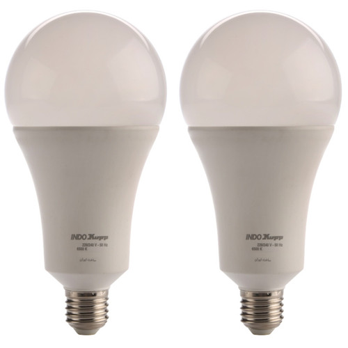 لامپ ال ای دی 30 وات ایندوکپ مدل حبابی پایه E27 مجموعه 2 عددی