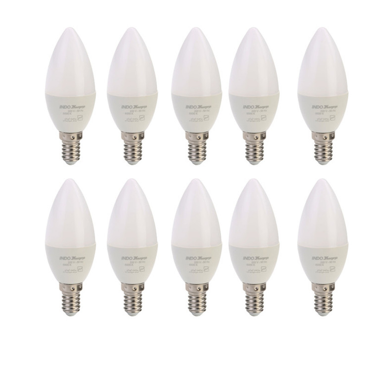 لامپ ال ای دی 7 وات ایندوکوپ مدل کندل پایه E14