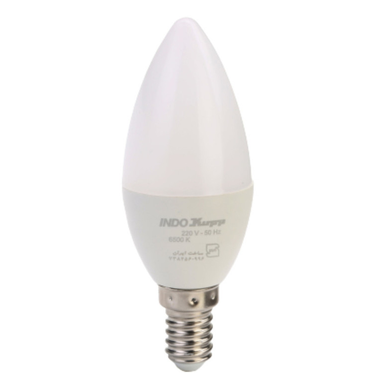 لامپ ال ای دی 7 وات ایندوکوپ مدل کندل پایه E14