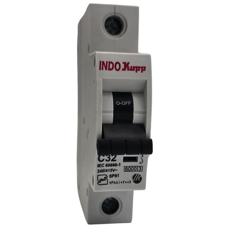 فیوز مینیاتوری تک فاز 32 آمپر ایندوکوپ مدل 32C