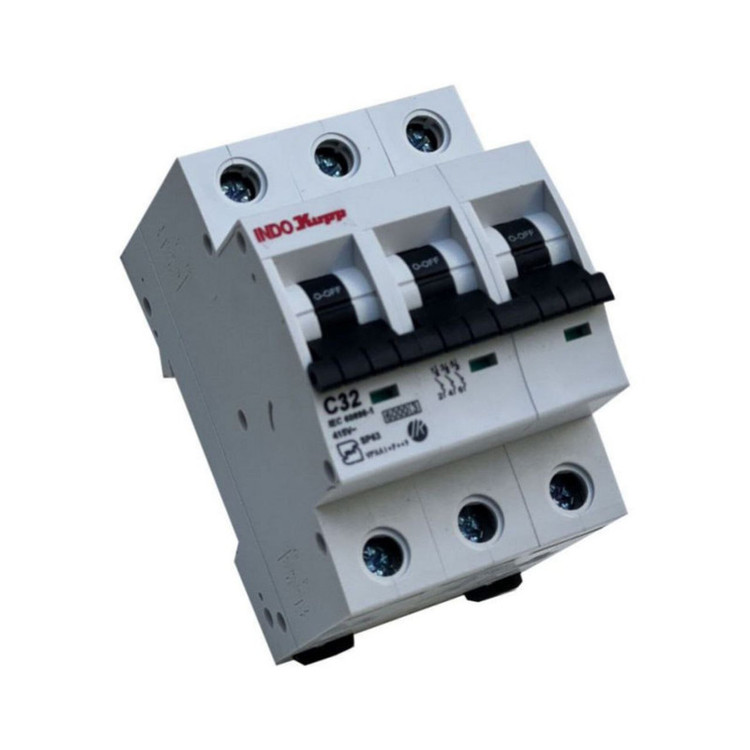 فیوز مینیاتوری سه فاز 32 آمپر ایندوکوپ مدل C32