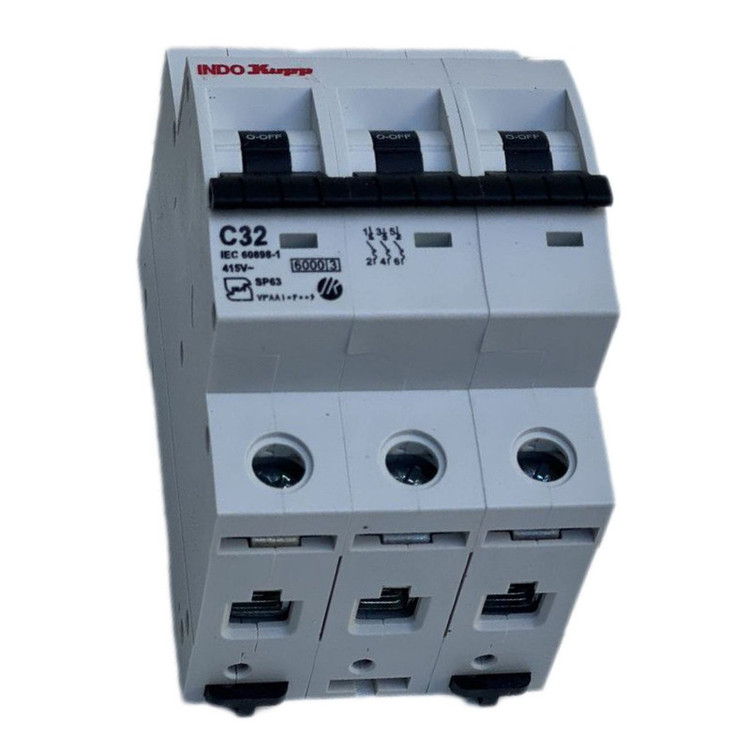 فیوز مینیاتوری سه فاز 32 آمپر ایندوکوپ مدل C32
