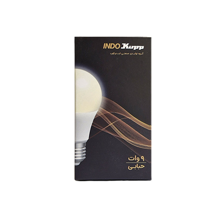 لامپ ال ای دی 9 وات ایندوکوپ مدل حبابی پایه E27