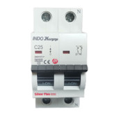 فیوز مینیاتوری تک فاز 25 آمپر ایندوکوپ مدل C25
