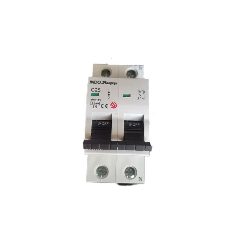 فیوز مینیاتوری تک فاز 25 آمپر ایندوکوپ مدل C25
