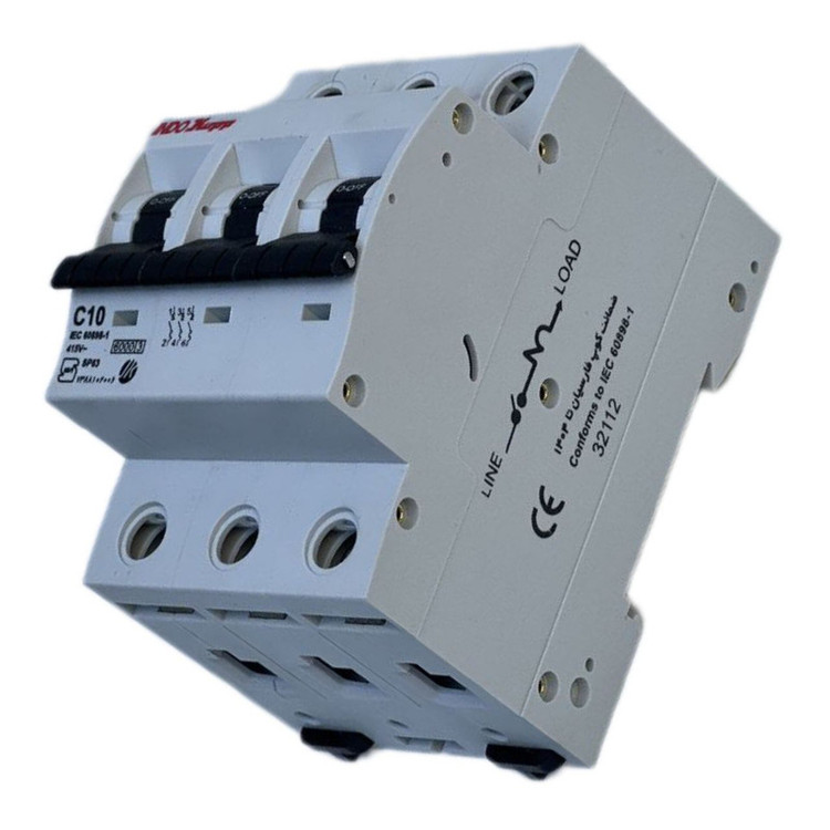 فیوز مینیاتوری سه فاز 10 آمپر ایندوکوپ مدل C10