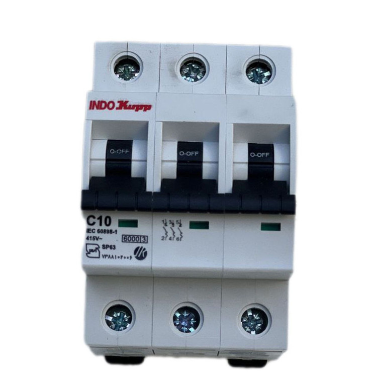 فیوز مینیاتوری سه فاز 10 آمپر ایندوکوپ مدل C10