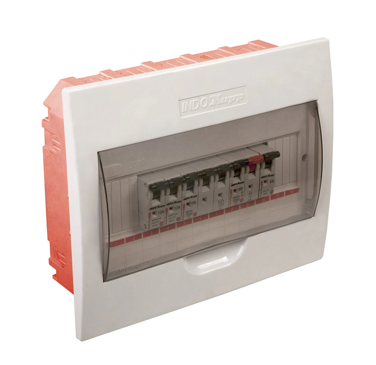 جعبه فیوز مینیاتوری 12 پل ایندوکوپ