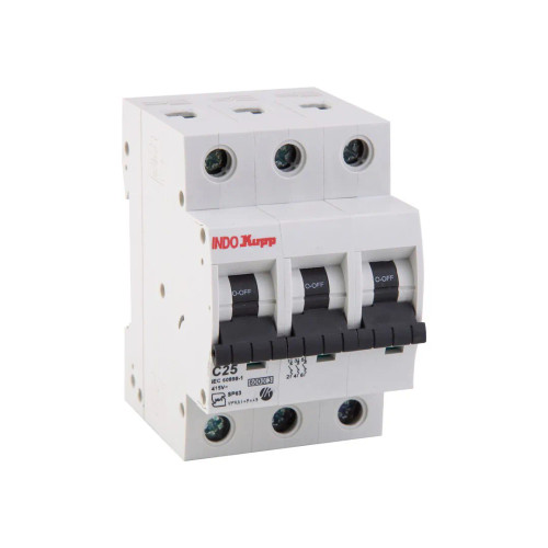 کلید و فیوز مینیاتوری سه فاز ایندوکوپ